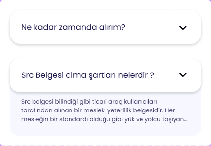 Sözlü soru kutusu bileşeni